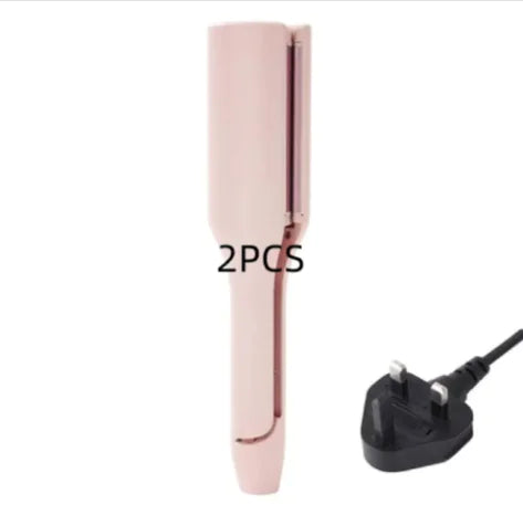 Lala Hair French Deep V Hair Curler – 32MM Big Wave & Water Ripple Curling Iron
