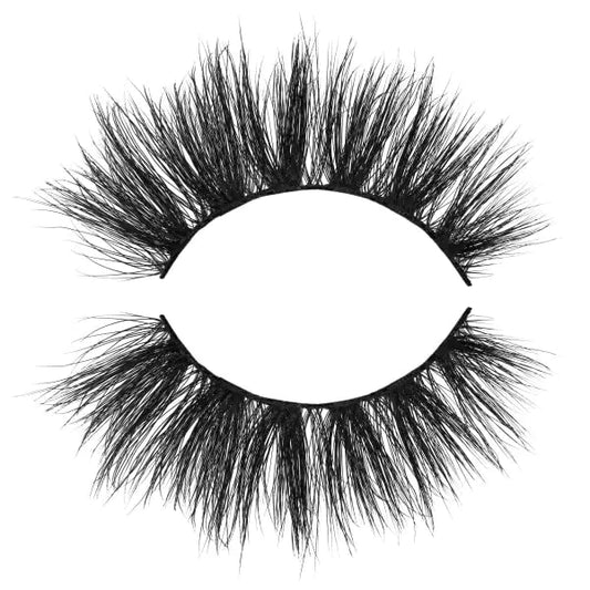 Lala Hair Nubian Eyelashes Cleopatra - Eyelash Extension for Day or Night Use Vegan Mink Lashes Cruelty-Free Fluffy Lashes Reusable Adhesive Eyelashes Matte Black Mink Eyelashes Natural Look