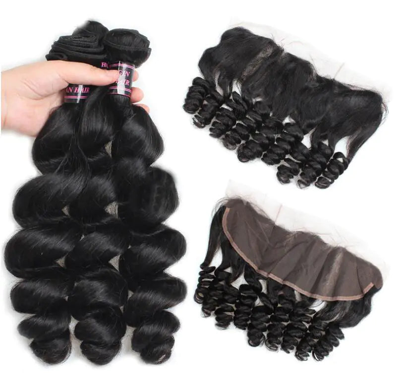 Lala Hair Lace Front Real Human Hair Wigs - Curly Styles