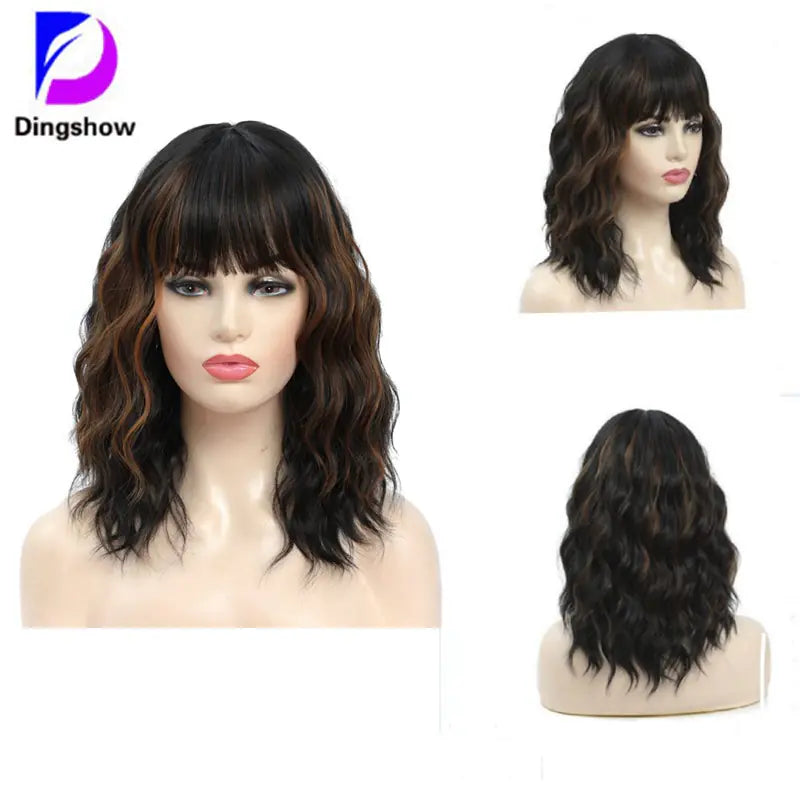 Lala Hair Body Wave Human Hair Wigs with Bangs (Full Machine)