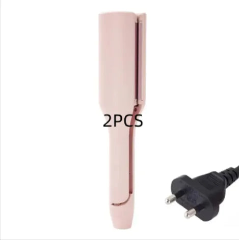 Lala Hair French Deep V Hair Curler – 32MM Big Wave & Water Ripple Curling Iron