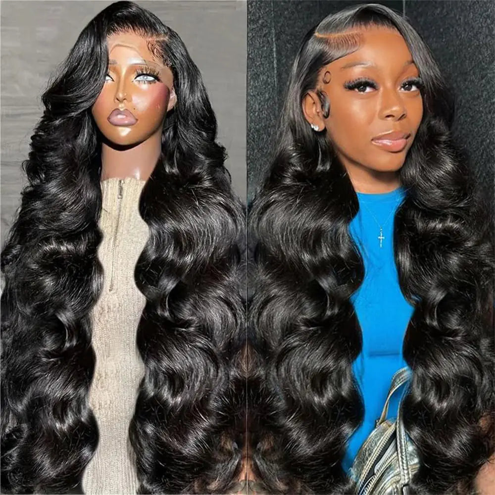 13x6 Body Wave Lace Front Wigs Human Hair 180% Density Body Wave HD Lace Frontal Wigs Human Hair Brazilian Virgin Human Hair Wigs for Women Glueless Pre Plucked with Baby Hair 22 Inch
