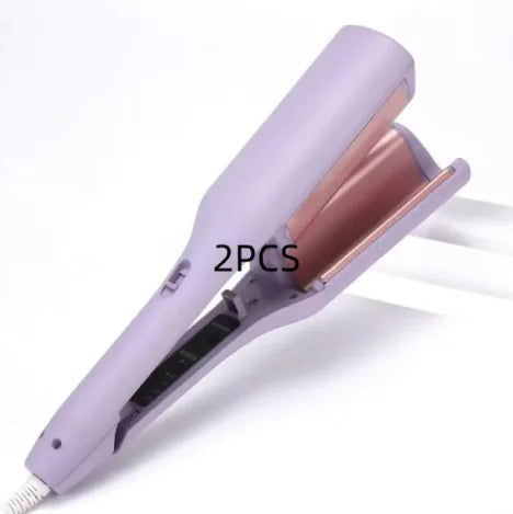 Lala Hair French Deep V Hair Curler – 32MM Big Wave & Water Ripple Curling Iron