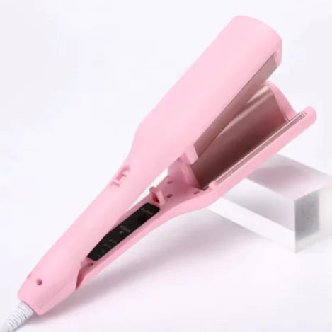 Lala Hair French Deep V Hair Curler – 32MM Big Wave & Water Ripple Curling Iron