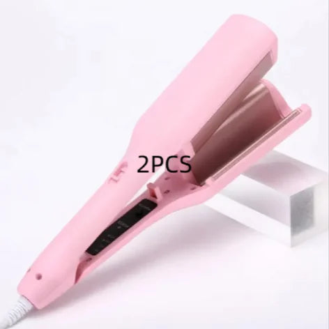Lala Hair French Deep V Hair Curler – 32MM Big Wave & Water Ripple Curling Iron