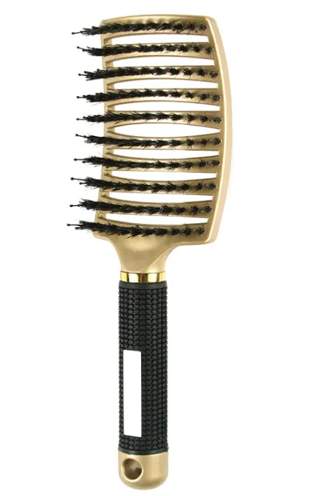 Lala Hair Curved Bristle Massage Comb – Multifunctional Styling for Curly Hair