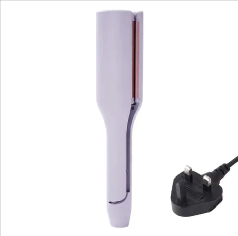 Lala Hair French Deep V Hair Curler – 32MM Big Wave & Water Ripple Curling Iron